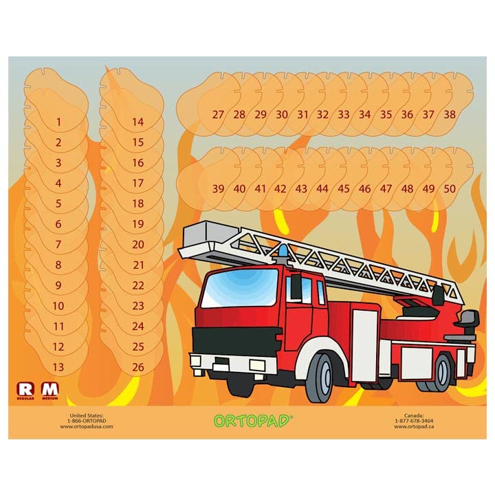 OrtopadÂ® Boys Reward Poster Pack, includes 3 posters, Rocket/Fire Truck/Monster Truck - Image 2